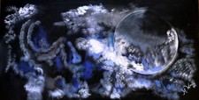 „Kosmische Stille“ Acryl