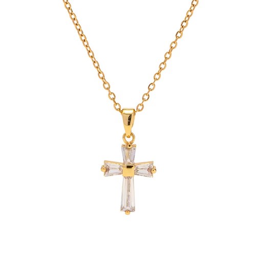Damen kette mit kreuz - damen,