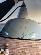 Emaille Fabriklampe