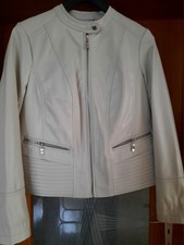 Damen Lederimitat Jacke