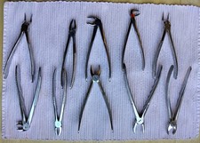 Zahnzangen und Hebel für die