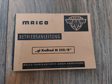 Original Betriebsanleitung Maico gl Kraftrad M 250 / B  Motorrad Oldtimer