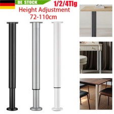 Tischbeine Eisen Optik 710-1100mm Ø 40 mm Sehr Stabil Tischfüße Höhenverstellbar