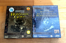 Baldurs Gate + Erweiterung Legenden Schwertküste PC Big Box Retro (1998) *sealed
