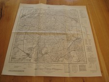 altes Messtischblatt Nr. 3349 Prötzel von 1942 Sternebeck Tiefensee Gielsdorf