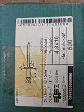 Flachrundkopfnieten 4,8X10 Edelstahl
