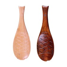 Holz Fisch Reis Paddel Set 2