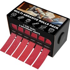 Schleifpapier Rolle, 6 Rollen