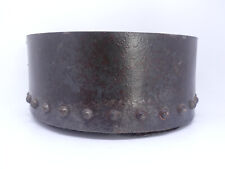 Pflanzschale Eisen rustikal halbrund braun Rost Optik aus Frankreich