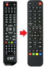 Ersatz Fernbedienung passend für CST COOLSTREAM NEO und NEO 2 Receiver