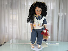 Künstlerpuppe Porzellan Sammler Puppe 62 cm. Top Zustand  