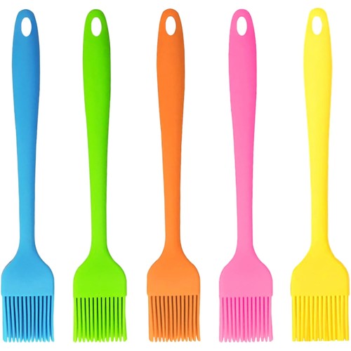 Silikon backpinsel set 5 - silikon, set,
