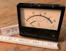 1x Drehspul-Spannungsmesser / Einbau-Instrument Siemens V70349-A575-A86 NOS OVP