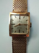 Vintage Dugena Armbanduhr 17 Rubis Antichoc, goldfarben, mechanisch, 60er/70er