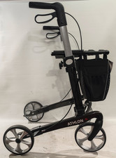 Rehasense Athlon SL Carbon Leichtgewicht Rollator mit Tasche Größe: L in schwarz