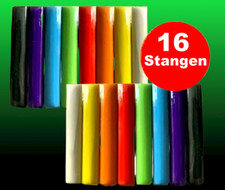 16 Stangen Knete bunt