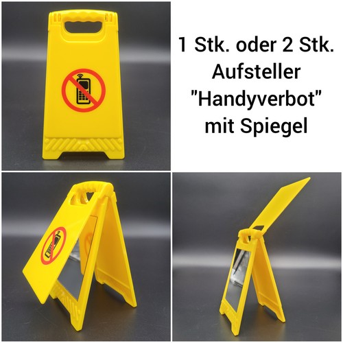 Aufsteller handyverbot gelb - handyverbot,