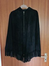 Leder Poncho/Jacke Apart 36/38