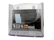 Sigel Wandprospekthalter Transparent 4er Set Din A5 LH116