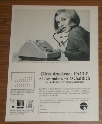Seltene werbung facit - seltene,