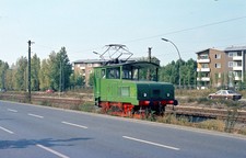 Original Dia slide Werkbahn incl. (c): Lok 3 Siemens Güterbahn Berlin 198x K388