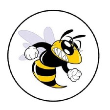 Aufkleber Böse Biene