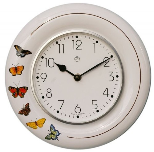 Küchenuhr schmetterlinge - küchenuhr,
