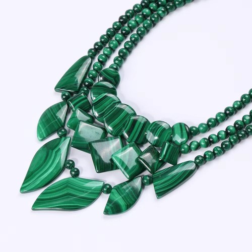 Echt malachit collier - echt,