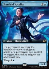 Magic/MTG Starfield Vocalist (V.1) XEOE-328 Rare Deutsch Neu