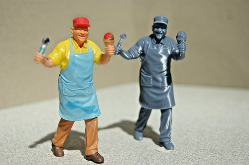 Figur eisverkäufer stehend - figur,