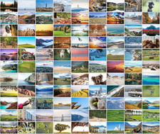 100 Landschaftspostkarten Mit