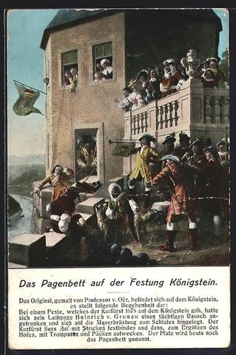 Das pagenbett auf - das, der