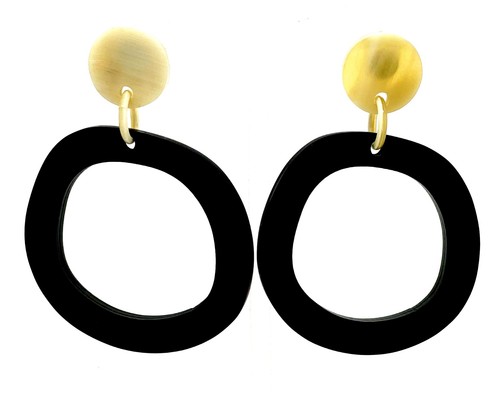 Camilieri horn ohrringe - camilieri,