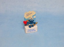 Sockel Schlumpf Amor Glückwunsch zur Vermählung ! Loveschlumpf Hochzeit Schleich