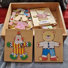 KINDER HOLZ STECKPUZZLE