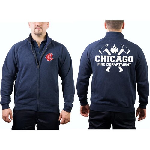 Sweatjacke navy chicago fire - navy,,