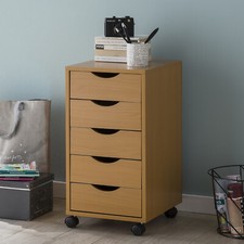 FineBuy Rollcontainer Buche