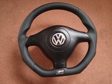 VW GOLF 4 IV R32 GTI GT BORA PASSAT  LENKRAD LEDER ALCANTARA MIT AIRBAG
