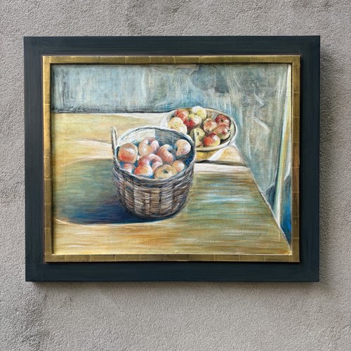 Großes ölgemälde apfel - großes,