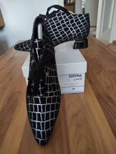 Brunate Schnürboots Gr 40 (39,5) Schwarz/Silber Butterweich! Eyecatcher pur! NEU