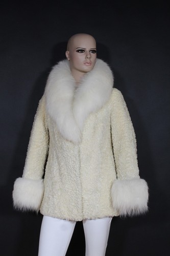 Pelzmantel pelz jacke fuchs - pelzmantel,,