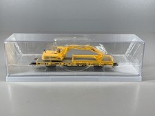 H0 KIBRI Niederbordwagen mit Atlas Bagger  26250  NEM  DC  OVP   / 4 K 525