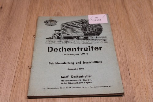 Dechentreiter ladewagen lw4 - dechentreiter,
