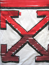 Off-White T-Shirt M weiß/rot Top!!!