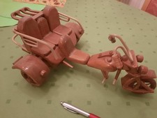 Trike aus Holz, Teakholz, Family Trike 3 Sitzer, BOOM, Rewaco, WK