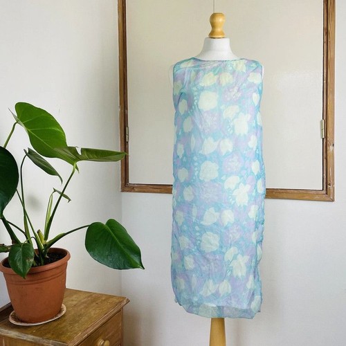 Vintage 60er blau - , pastell