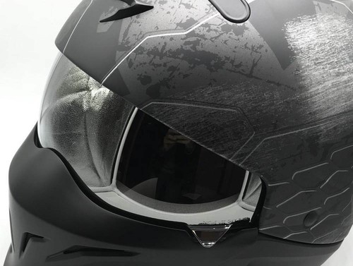Scorpion sonnenvisier silber - sonnenvisier,