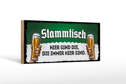 Holzschild hinweis 27x10 - holzschild, cm