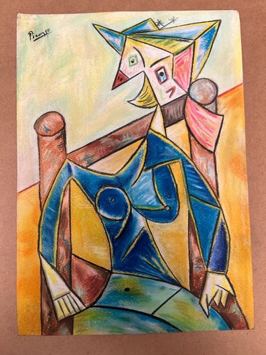 Pablo picasso zeichnung auf - pablo,