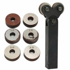 7Pcs Rad Rändel Werkzeug Set Pitch Rändelrad Set Drehbank Schneider Set